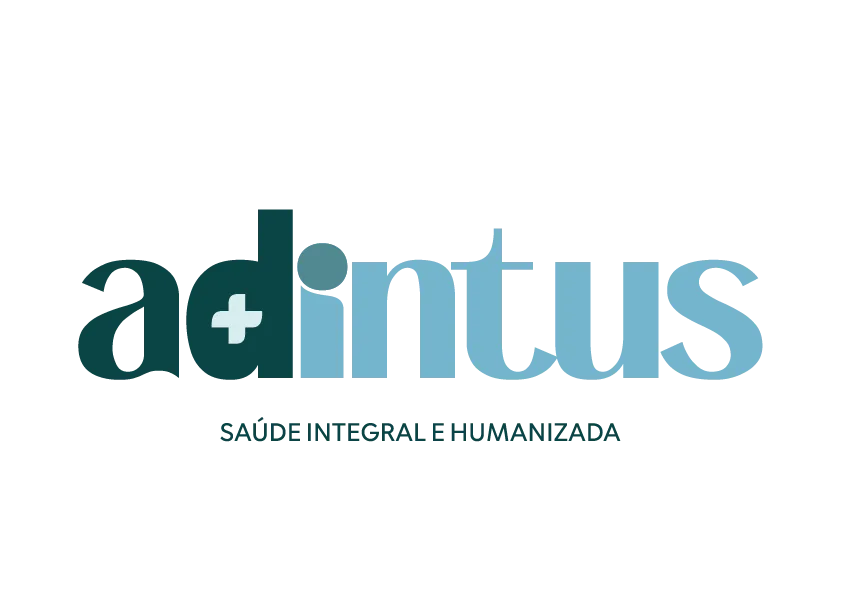 Comunicação visual da clínica Adintus desenvolvida pela AURALEN